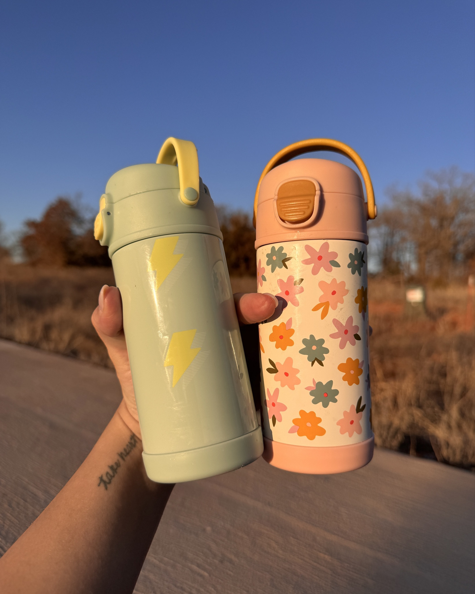 Cutie new stainless steel cups for the littles 💚🧡 little approved!! 

#LTKKids #LTKFamily #LTKBaby