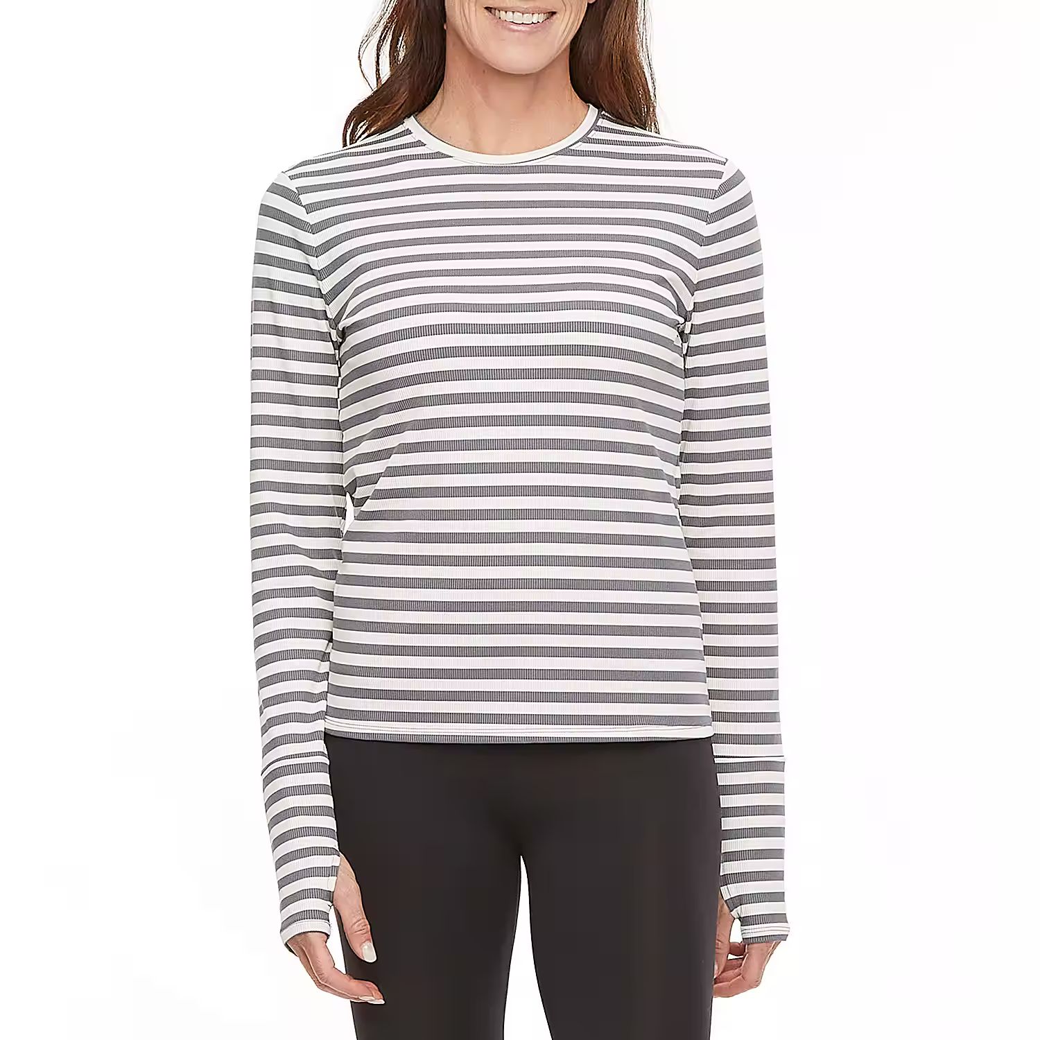 Stylus Womens Round Neck Long Sleeve T-Shirt | JCPenney
