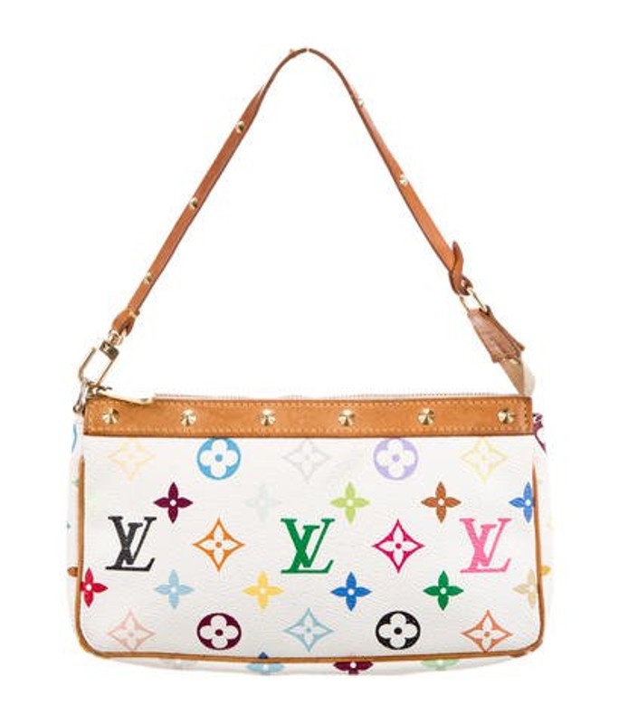 Louis Vuitton Multicolore Pochette Accessoires White Louis Vuitton Multicolore Pochette Accessoires | The RealReal