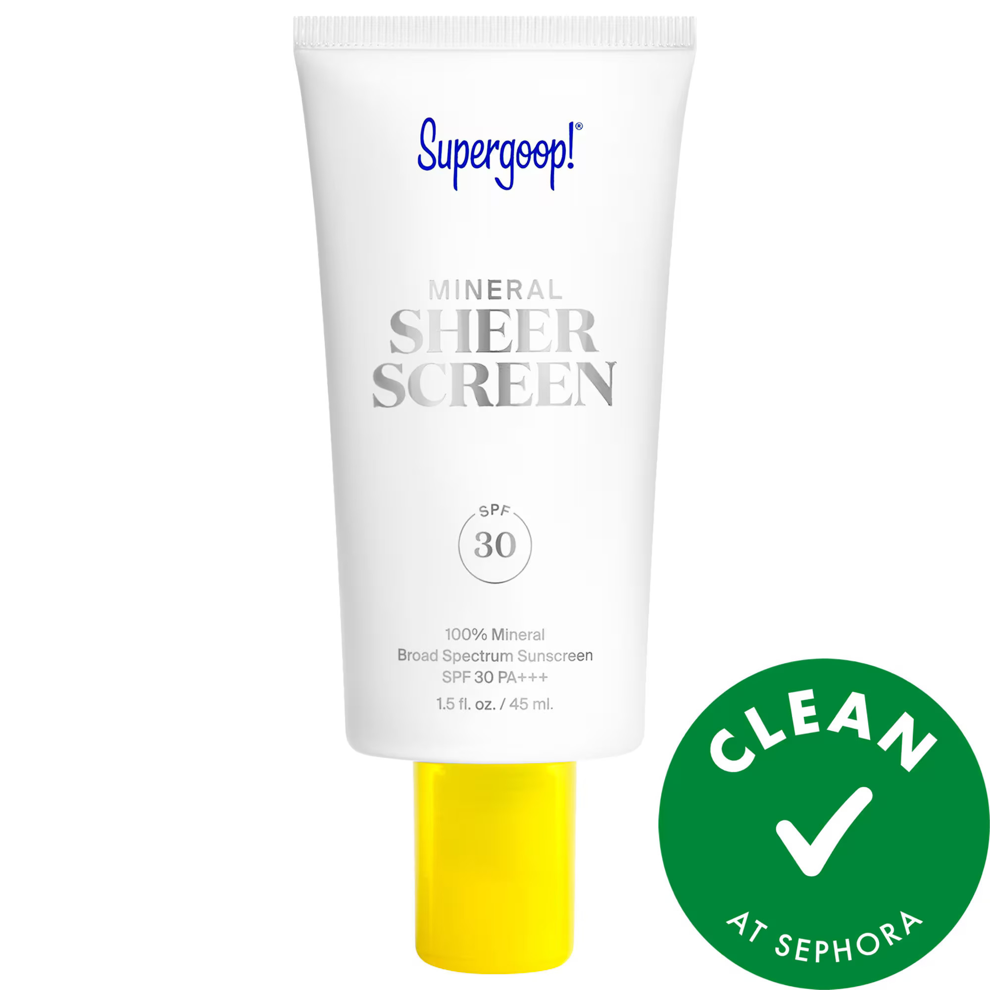 Supergoop! 100% Mineral Sheerscreen Sunscreen SPF 30 1.5 oz/ 45 mL | Sephora (US)
