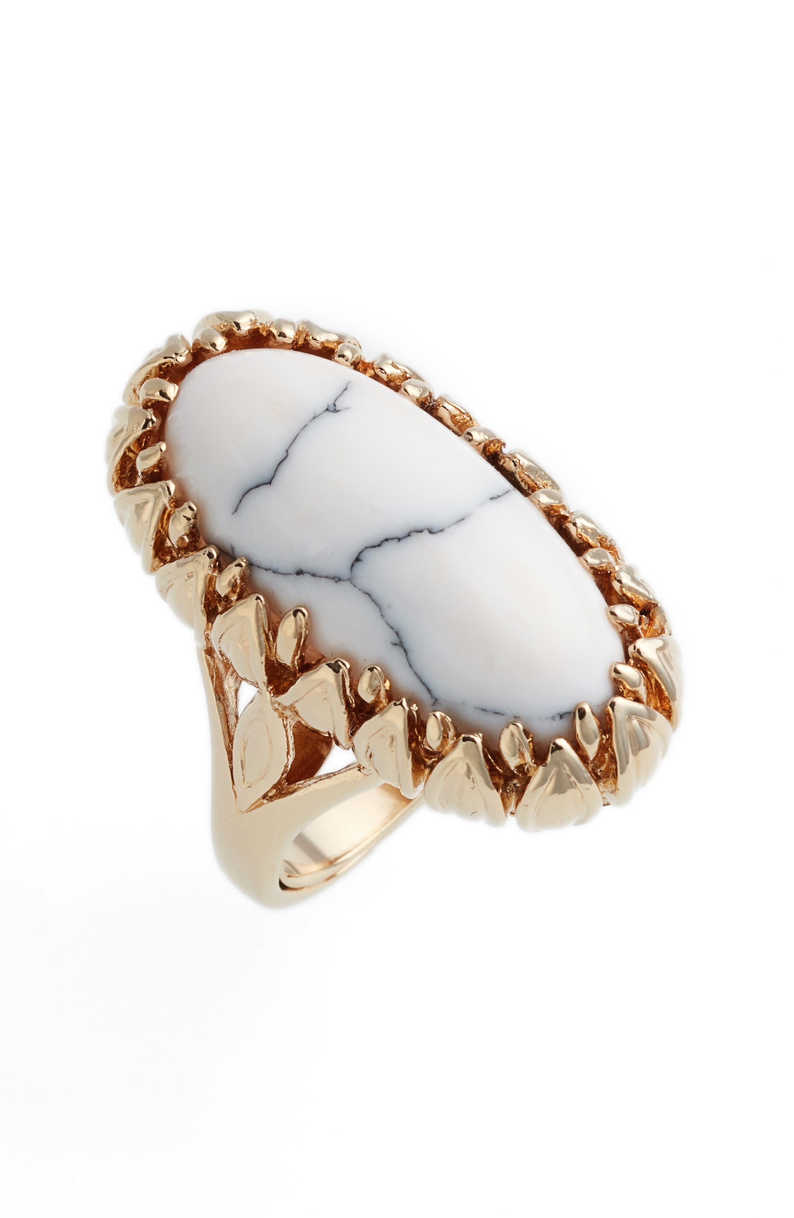 Claw Wrapped Oblong Ring | Nordstrom