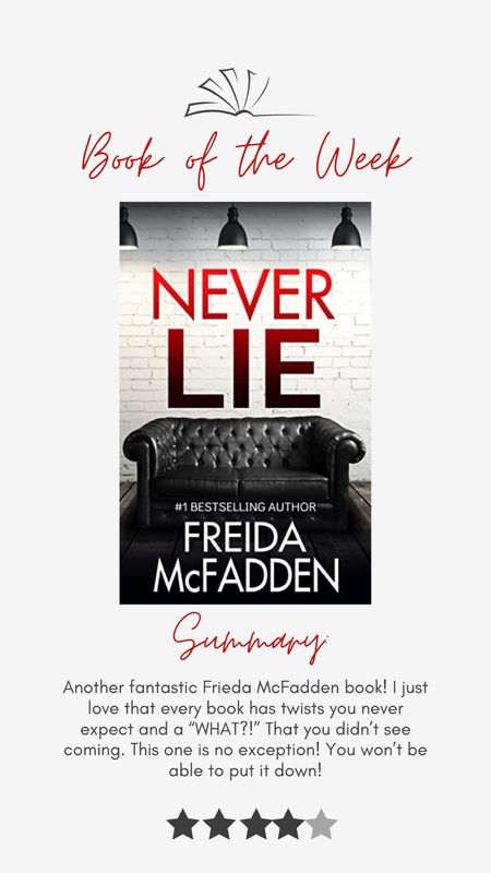 Book Review: Never Lie