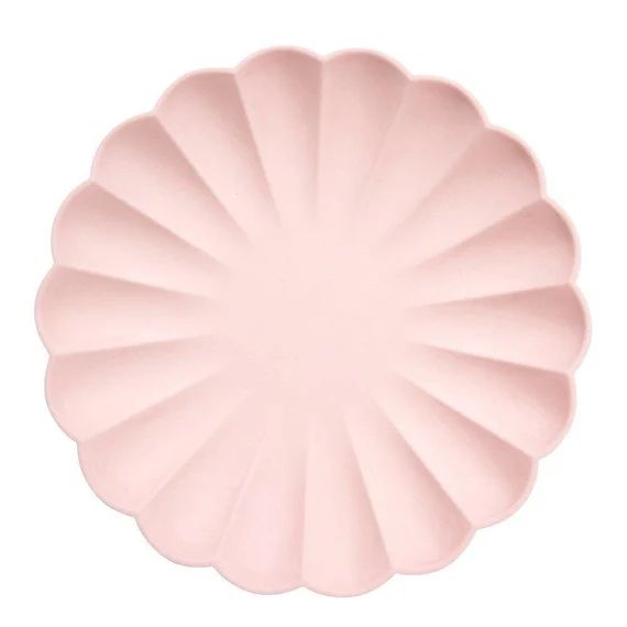 Meri Meri Pale Pink Simply Eco Large Plates | Etsy | Etsy (US)