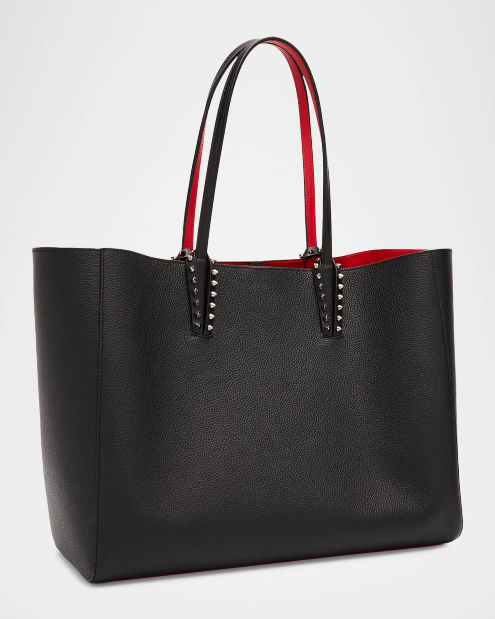 Cabata Soft Large Tote Bag in Grained Leather | Neiman Marcus