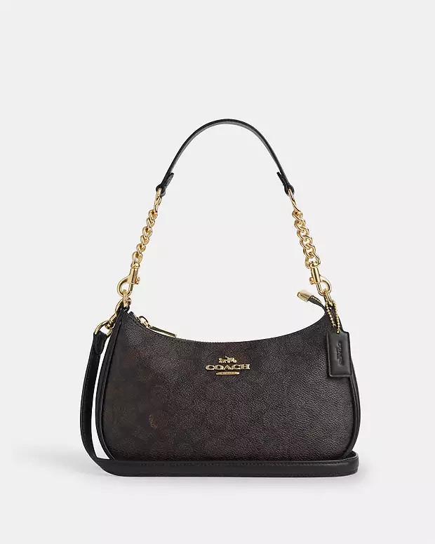 Teri Shoulder Bag In Signature Canvas | Coach Outlet US