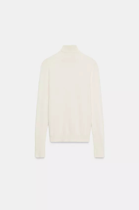 BASIC PLAIN KNIT JUMPER | Zara US
