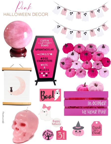 Pink Halloween decor!

Fun and colorful decor for Halloween, dorm room pink Halloween decor, girls room pink Halloween finds 

#LTKhome #LTKHalloween #LTKSeasonal