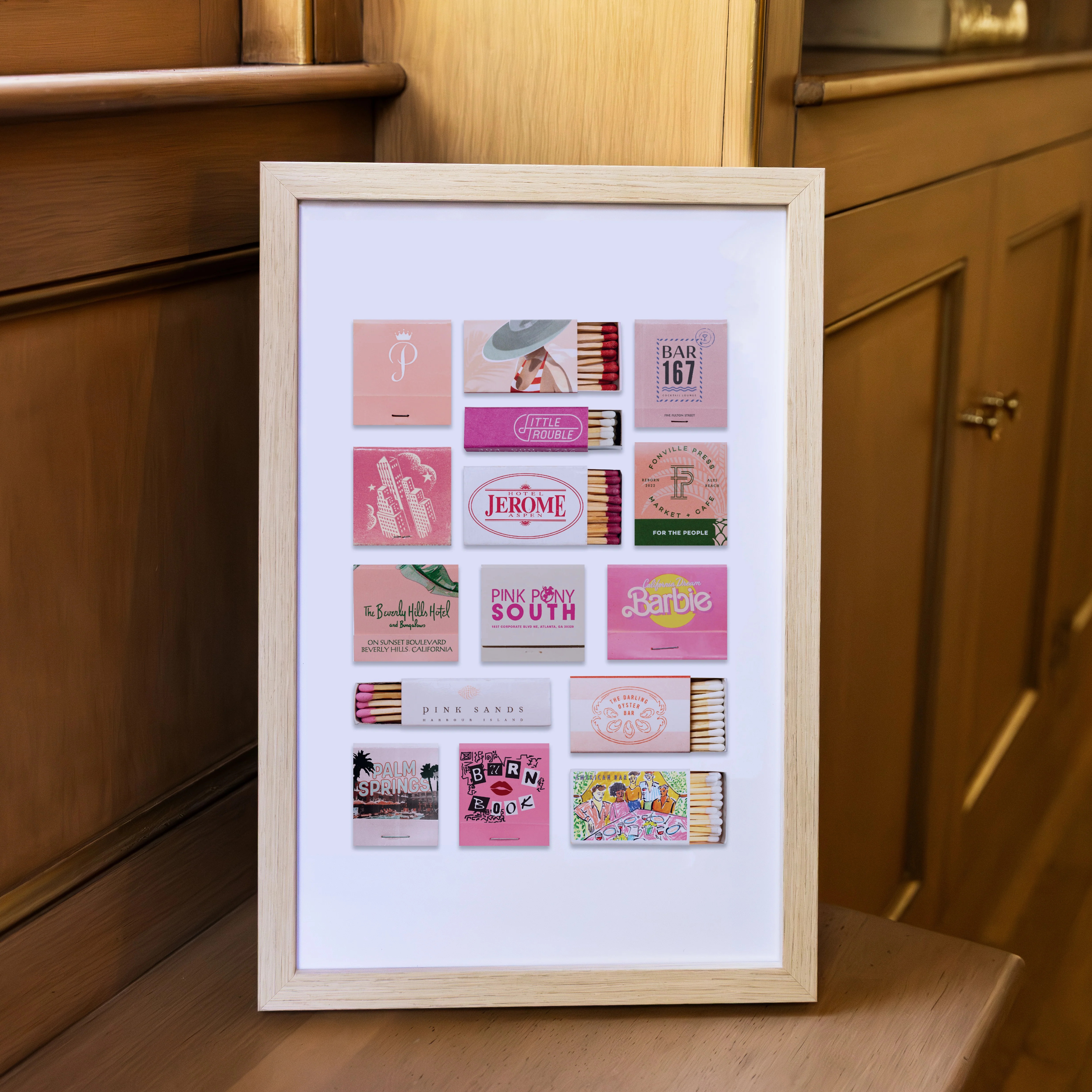 Pink Collage Poster | Match South