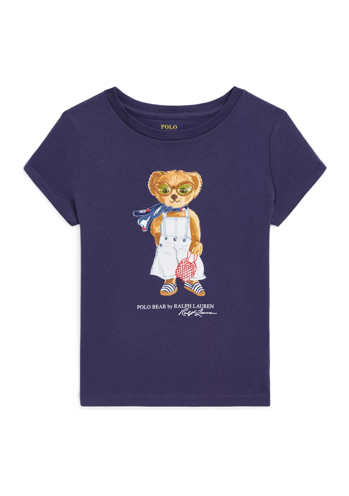 Girls 2-6x Polo Bear Cotton Jersey Graphic T-Shirt | Belk