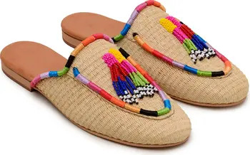 Beaded Woven Mule | Nordstrom