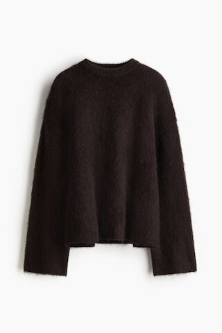 H & M - Oversized mohair-blend jumper - Brown | H&M (UK, MY, IN, SG, PH, TW, HK)