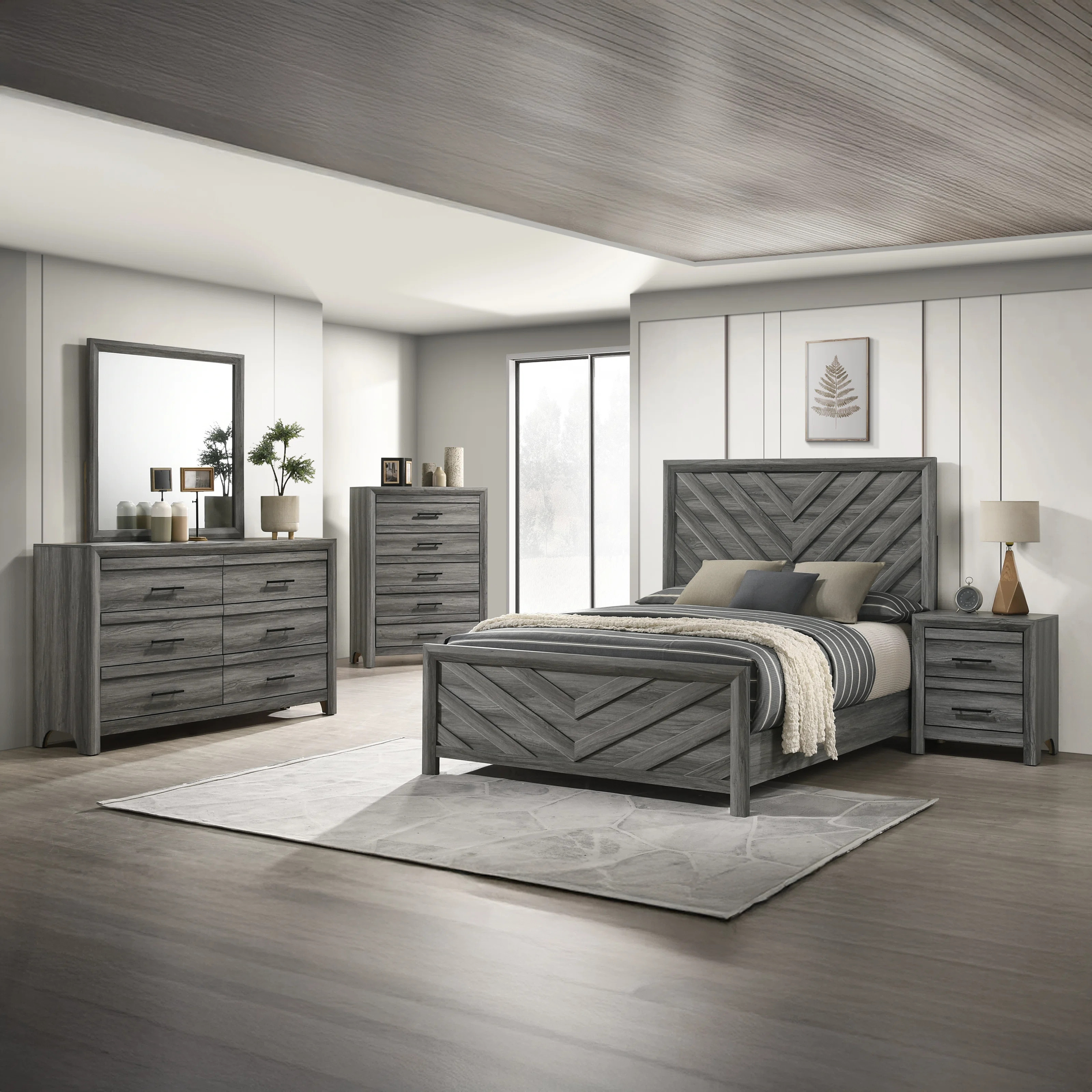 Zarrah 5 Piece Bedroom Set | Wayfair North America