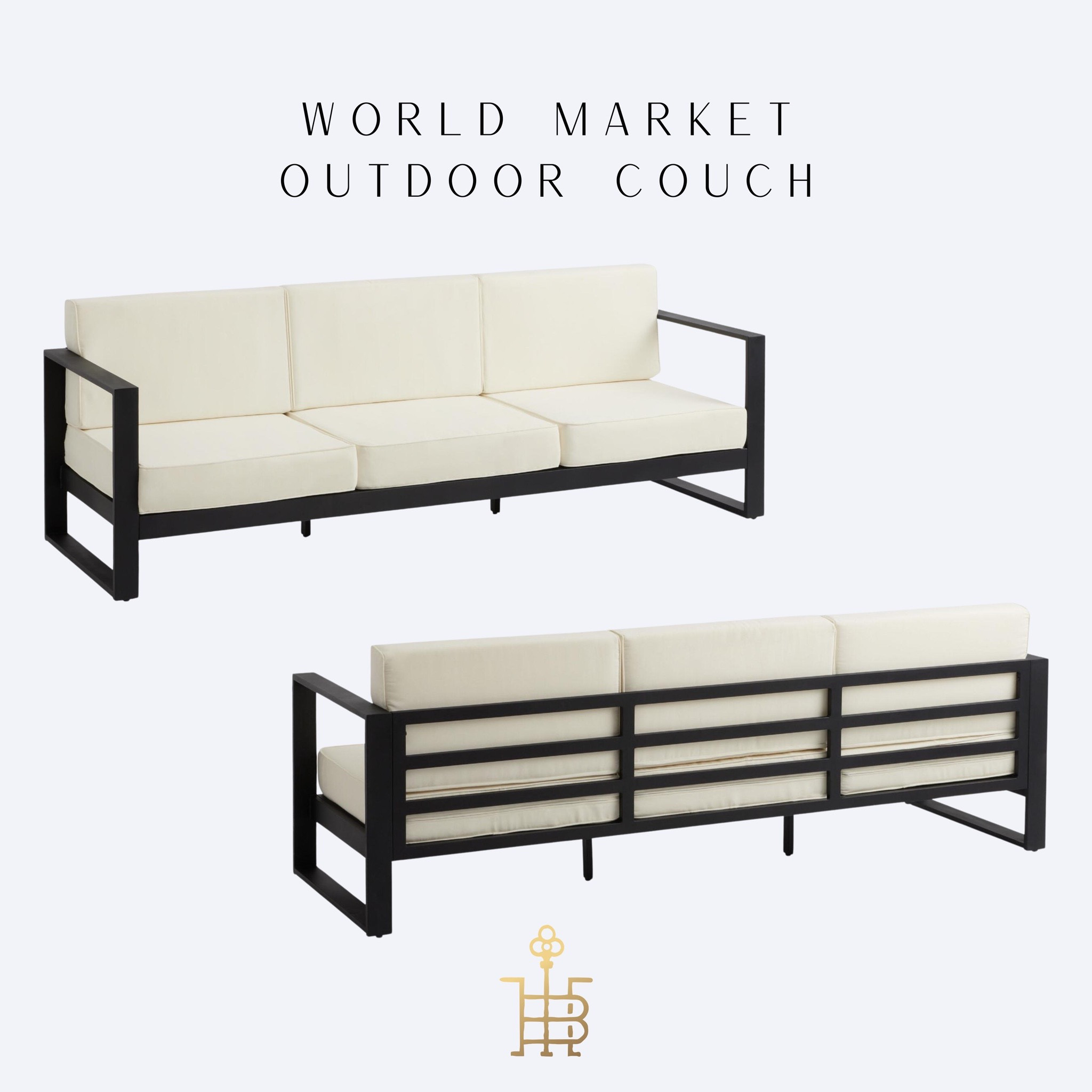 I love the modern look of this outdoor sofa!!

World Market, home furniture, patio set, outdoor furniture, outdoor set, outdoor sofa, patio seating, outdoor entertaining, patio sofa 

#LTKstyletip #LTKSeasonal #LTKhome
