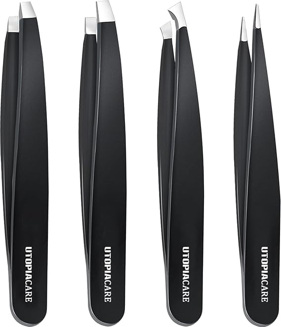 Utopia Care Professional Stainless Steel Tweezers Set (4-Piece) – Precision Tweezers for Ingrow... | Amazon (CA)