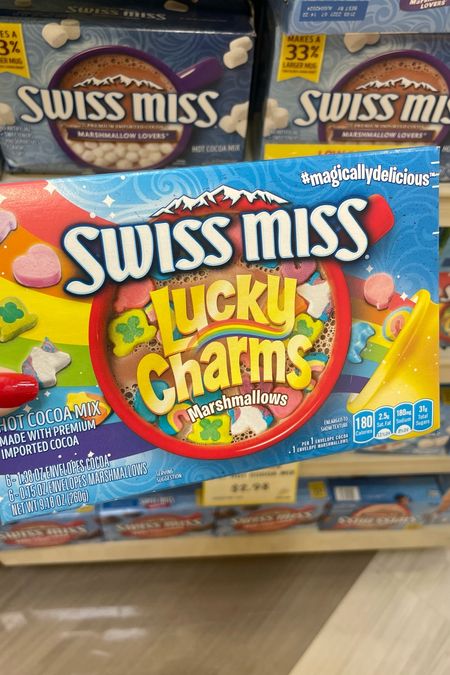 Swiss Miss Lucky Charm Hot Chocolate! Perfect for st. Paddy’s Day or if you’re making lucky hot coco bombs. 

#amazon #target #walmart #stpatricksday

#LTKfamily