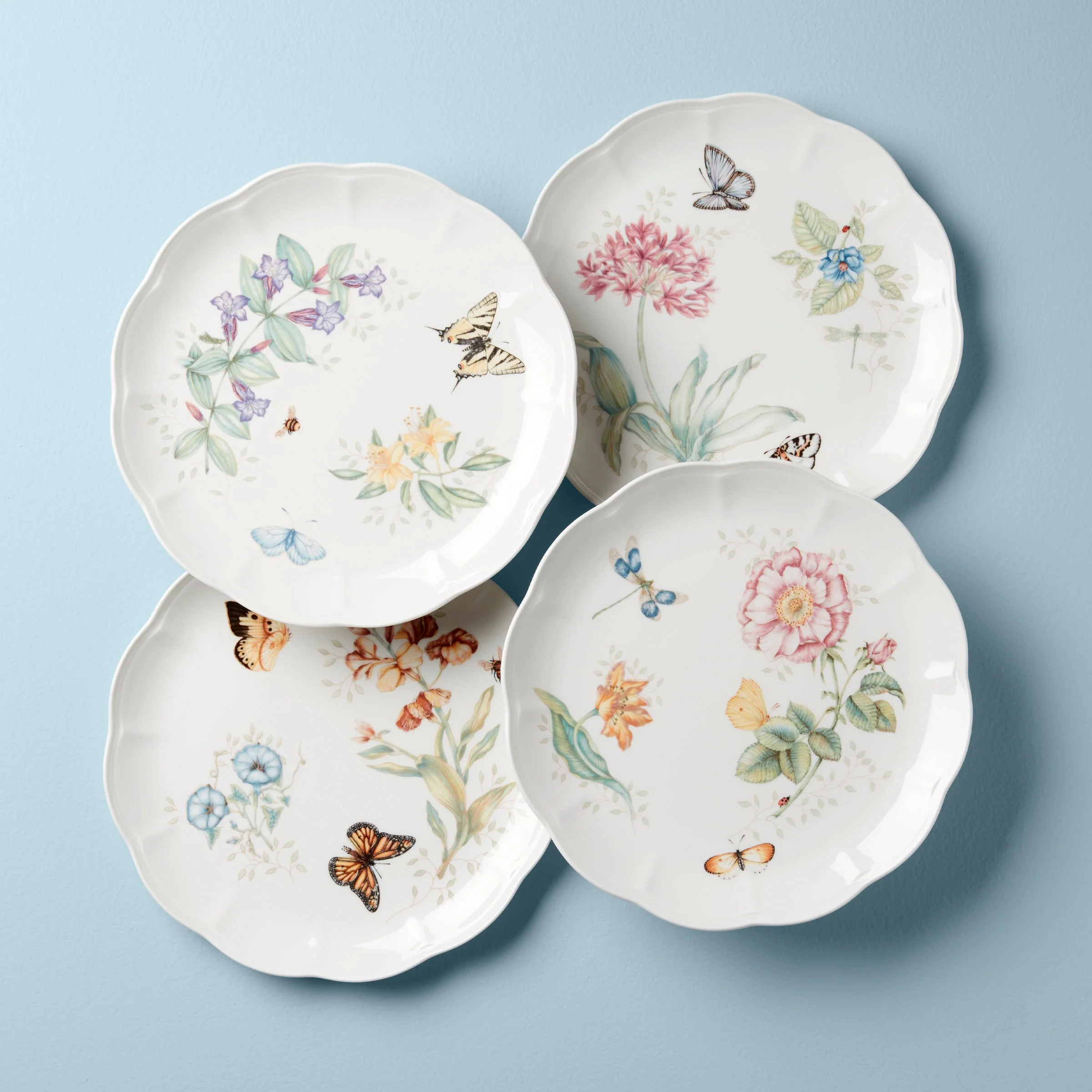 Butterfly Meadow Dinner Plates, Set of 4 | Lenox