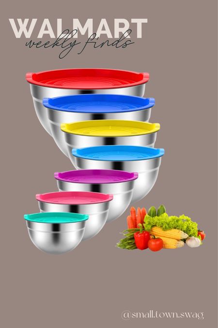 Great deal on nested bowl set at Walmart 🙌🏽


Mixing bowls / kitchen / nested bowl set / aluminum bowl set / bowl and lid set / Walmart deals / Walmart finds / Walmart home / Walmart kitchen / home organization / home / home decor / Walmart kitchen / bowls / spring home / home refresh / organize / space saving bowls / space saver

#LTKhome #LTKsalealert #LTKfindsunder50