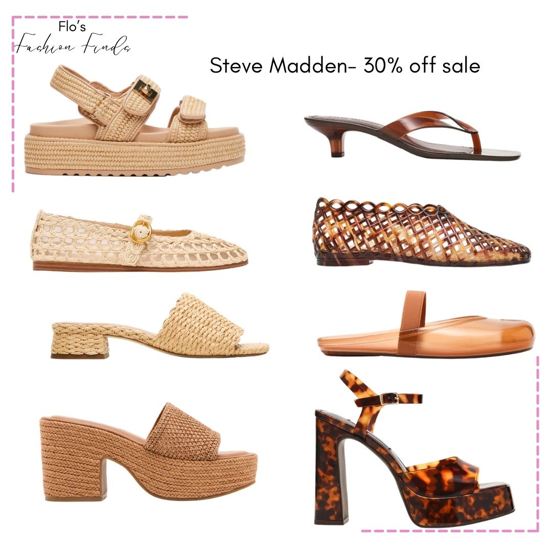 My favorite shoe brand @Steve Madden US is having 30% off site wide. I love their shoes and this the perfect time to upgrade my summer styles.

#LTKSaleAlert