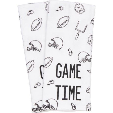 Storehouse Game Time Kitchen Towels - 2-Pack, Black-White | Sierra