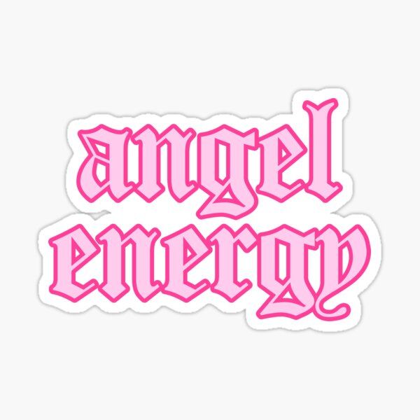 ANGEL ENERGY Sticker | Redbubble (US)