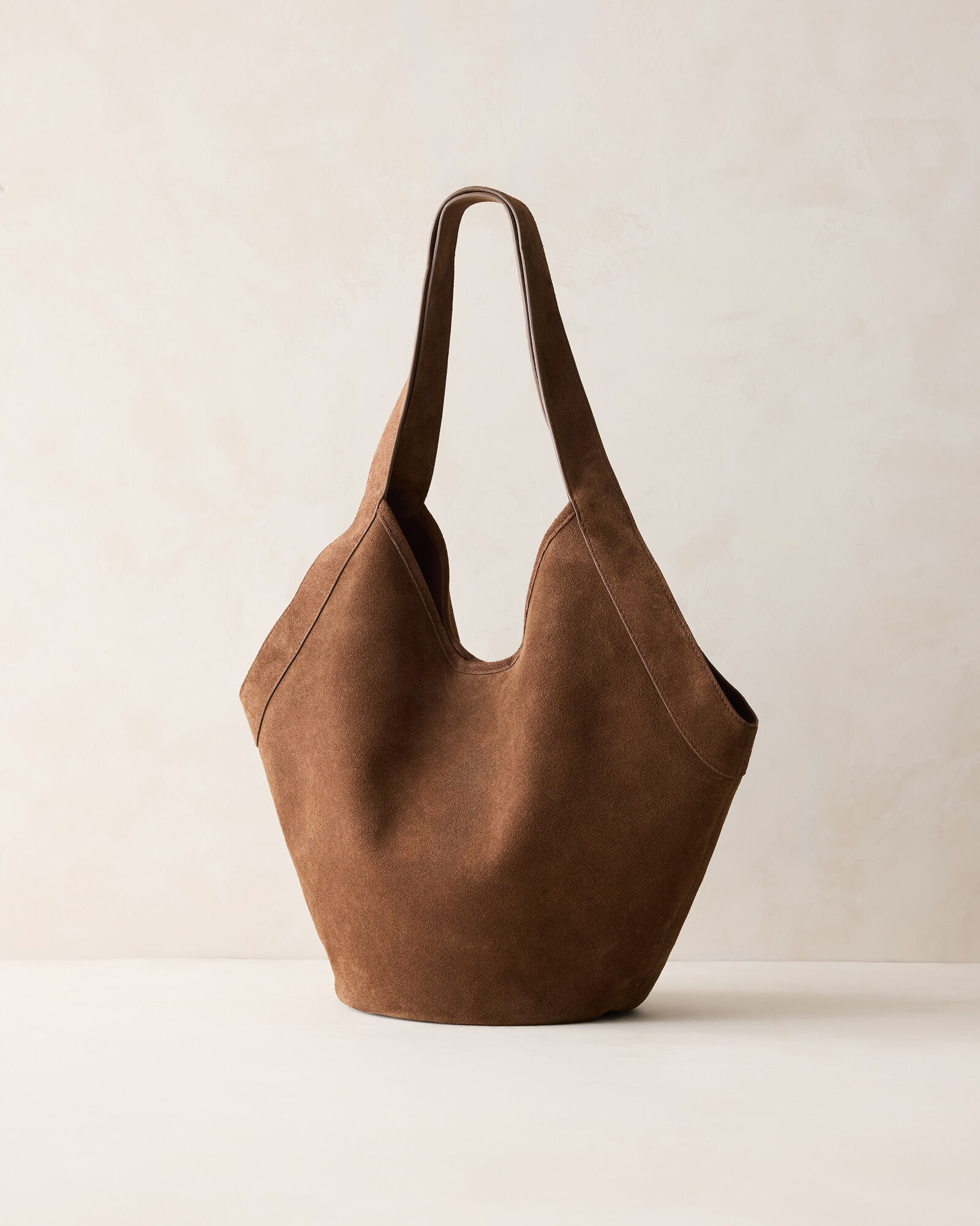 Suede Slouchy V Tote | Haven Well Within