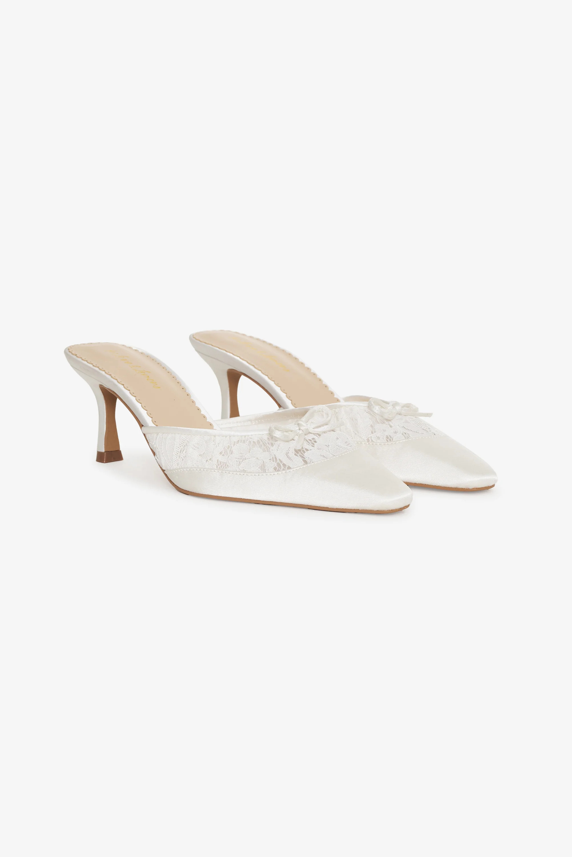 Beatrice Lace Mule$198 Select a sizeThe Beatrice Lace Mule feels like a modern heirloom—white s... | For Love & Lemons
