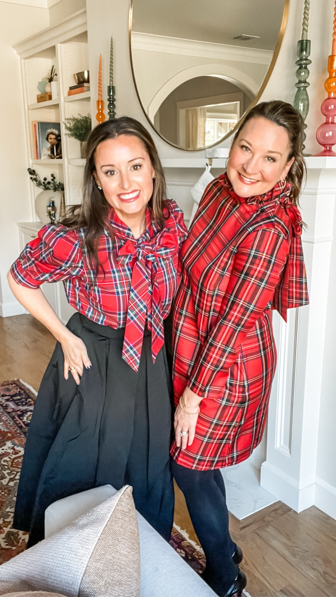 Plaid and bows for holiday ootd

#LTKHoliday #LTKootd #LTKmomlife