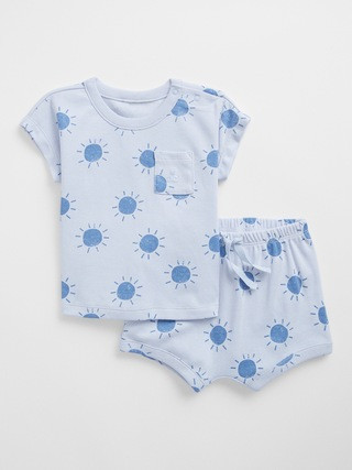 Baby Ribbed Two-Piece Outfit Set | Gap Factory