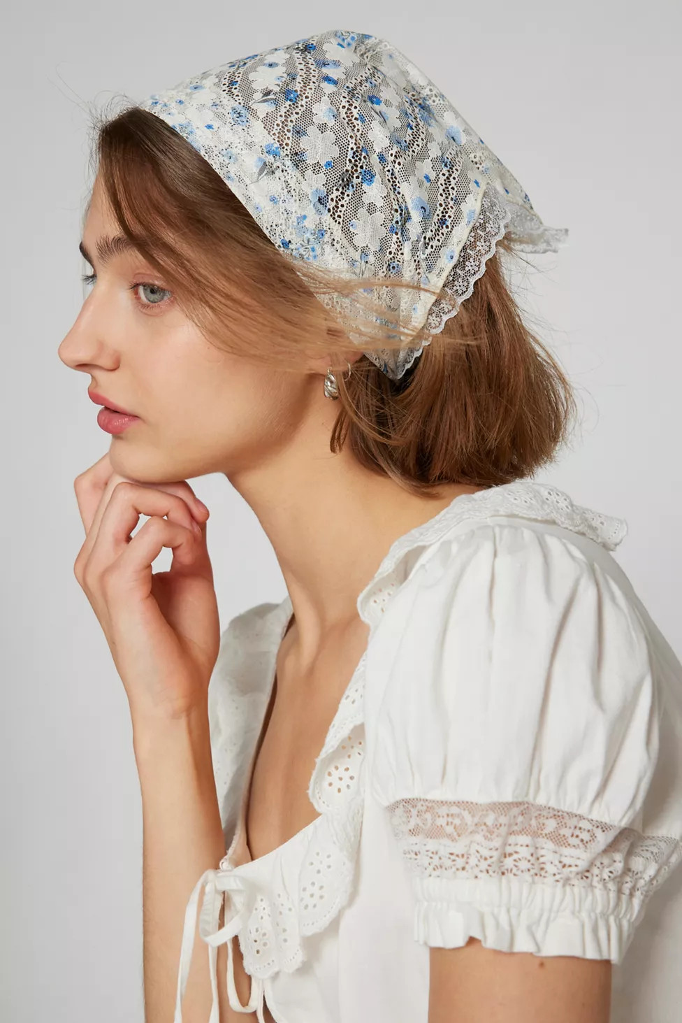 Floral Lace Headscarf | Urban Outfitters (US and RoW)