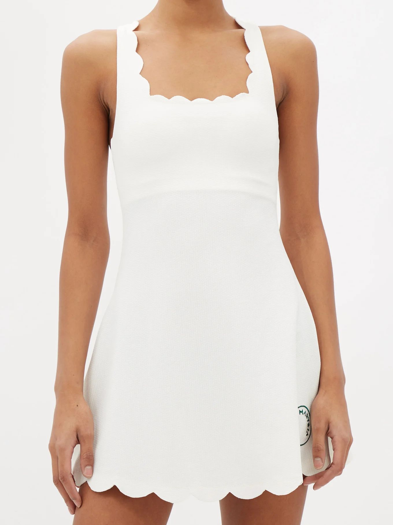 Serena cross-back sustainable-jersey dress | Marysia | Matches (US)