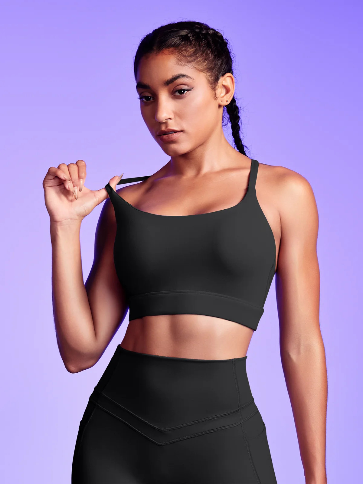 IUGA PowerTight Padded Strappy Y Back Sports Bra | IUGA