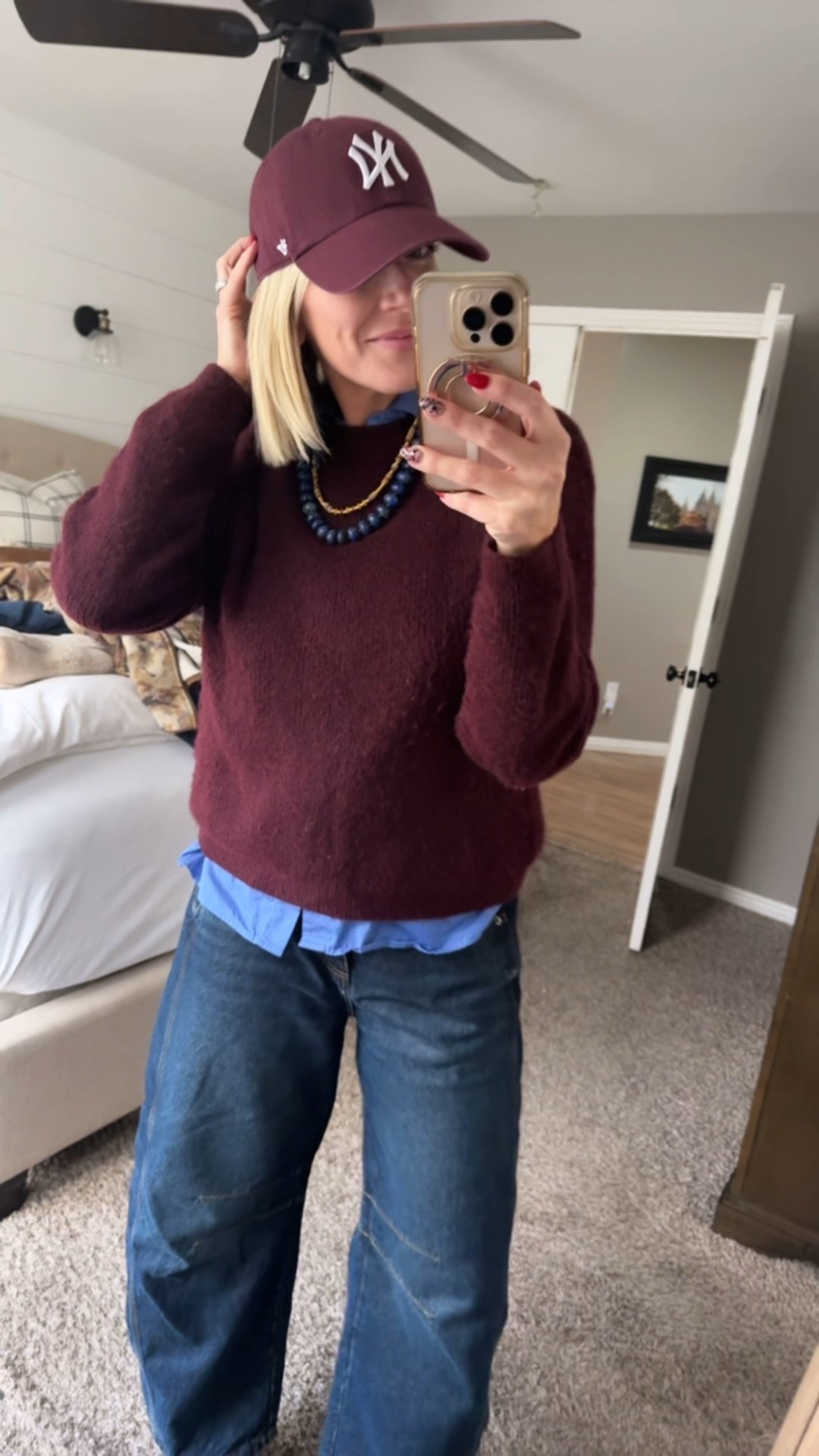 What to wear with yellow sneakers
Color combos 
Cold weather outfit

#LTKootd #LTKOver40 #LTKSeasonal