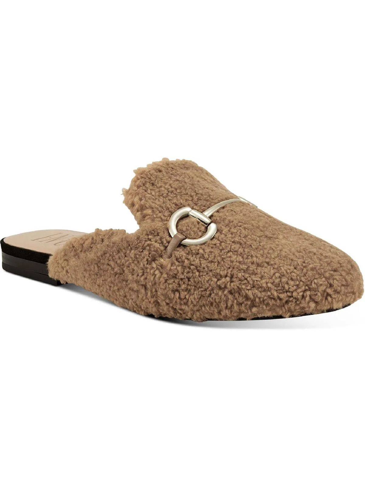 INC Womens Gineen Faux Shearling Slip On Mules | Walmart (US)