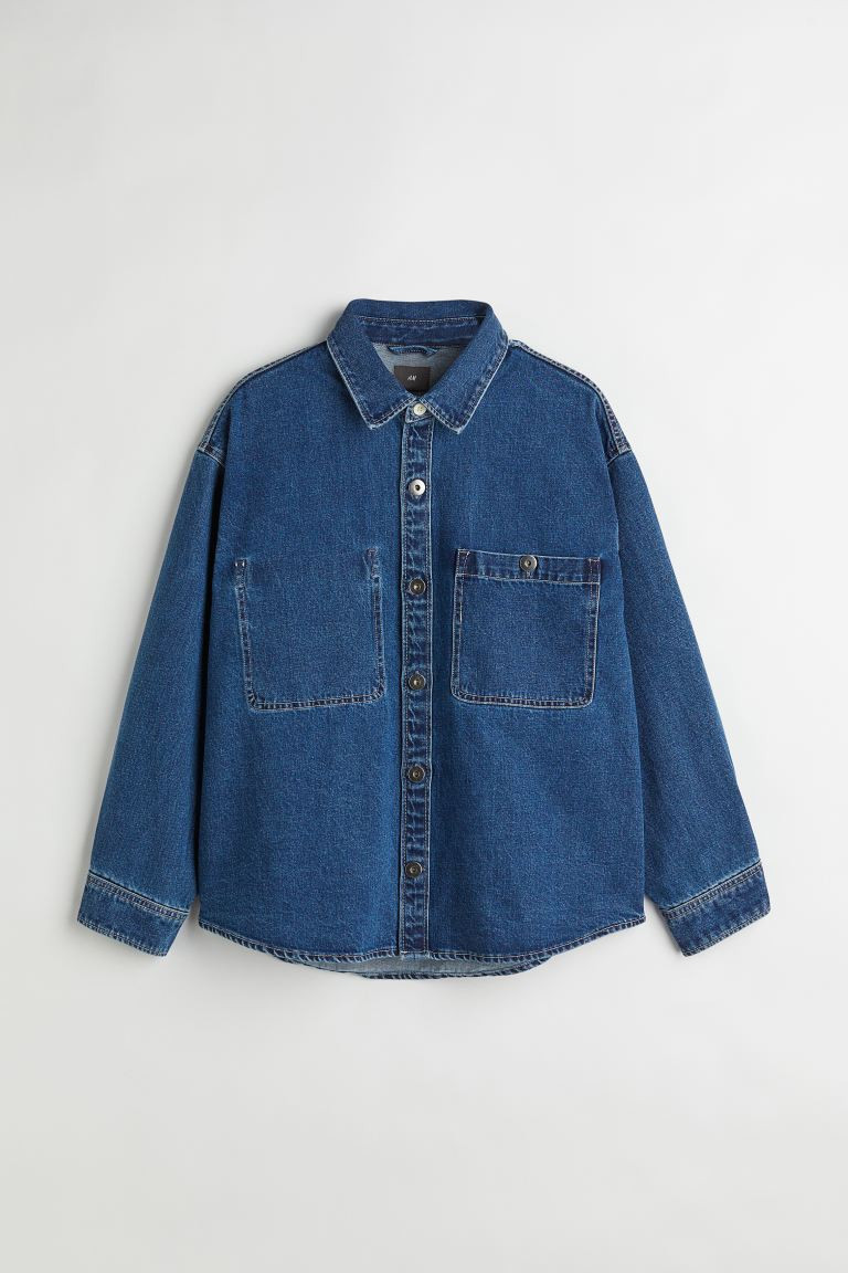 Cotton Denim Overshirt | H&M (US + CA)