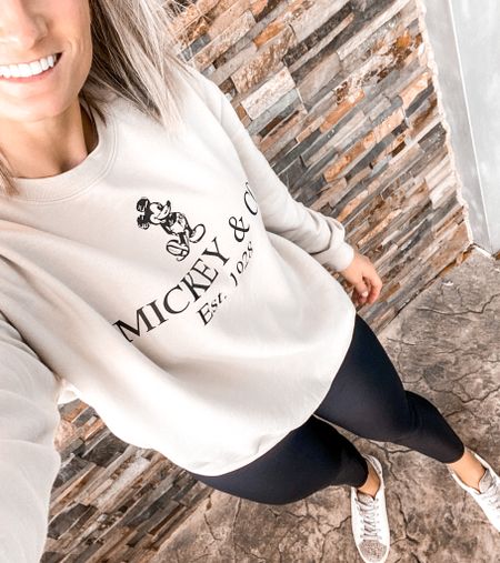 Mickey or Bust. Perfect outfit for our road-trip to Disney World! This is the perfect cozy aesthetic look for your next dianey adventure. Disney outfit. Leggings are Zyia https://www.myzyia.com/CAREFREEBLONDE/shop/PRODUCTDETAIL.aspx?search=Metallic&page=1&prod=1096

#LTKFind #LTKtravel #LTKunder50