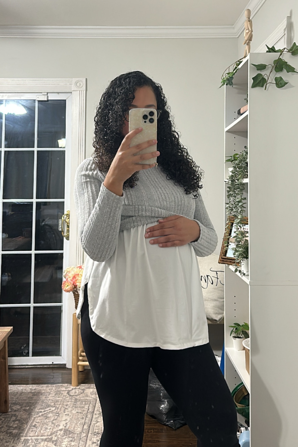 The cutest maternity top 🖤 
Wearing a size L


Bump friendly fashion, amazon maternity, Amazon fashion 

#LTKSeasonal #LTKfindsunder50 #LTKbump