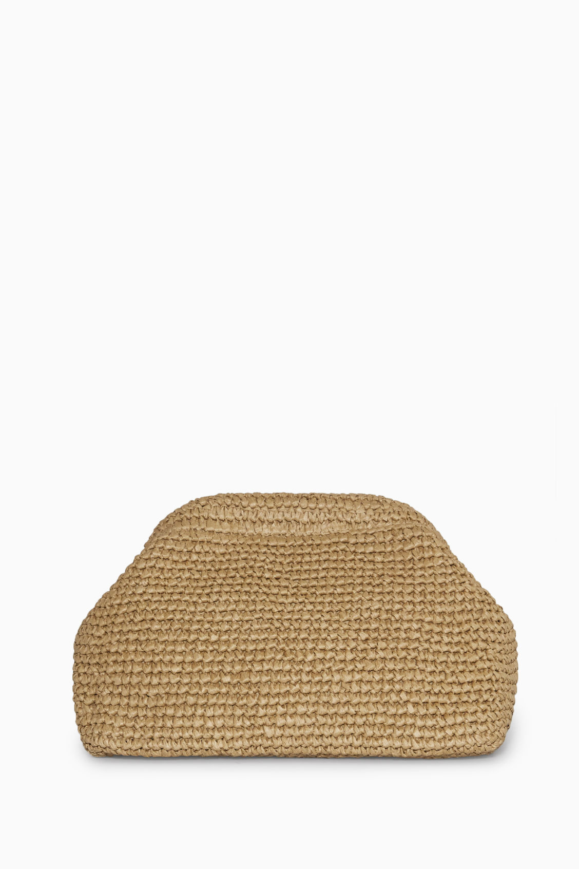 FRAMED CLUTCH - RAFFIA | COS UK