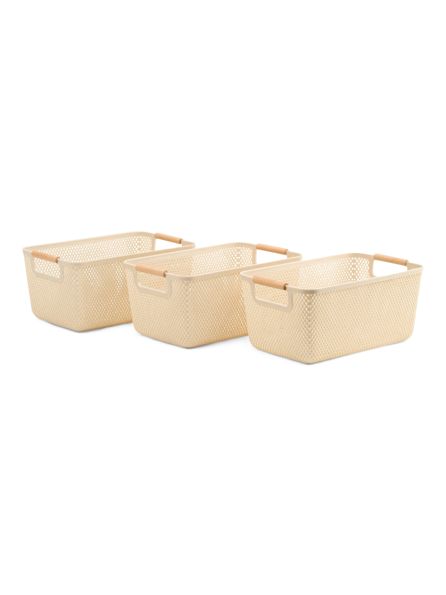 Set Of 3 Plastic Mesh Baskets | Office & Storage | Marshalls | Marshalls