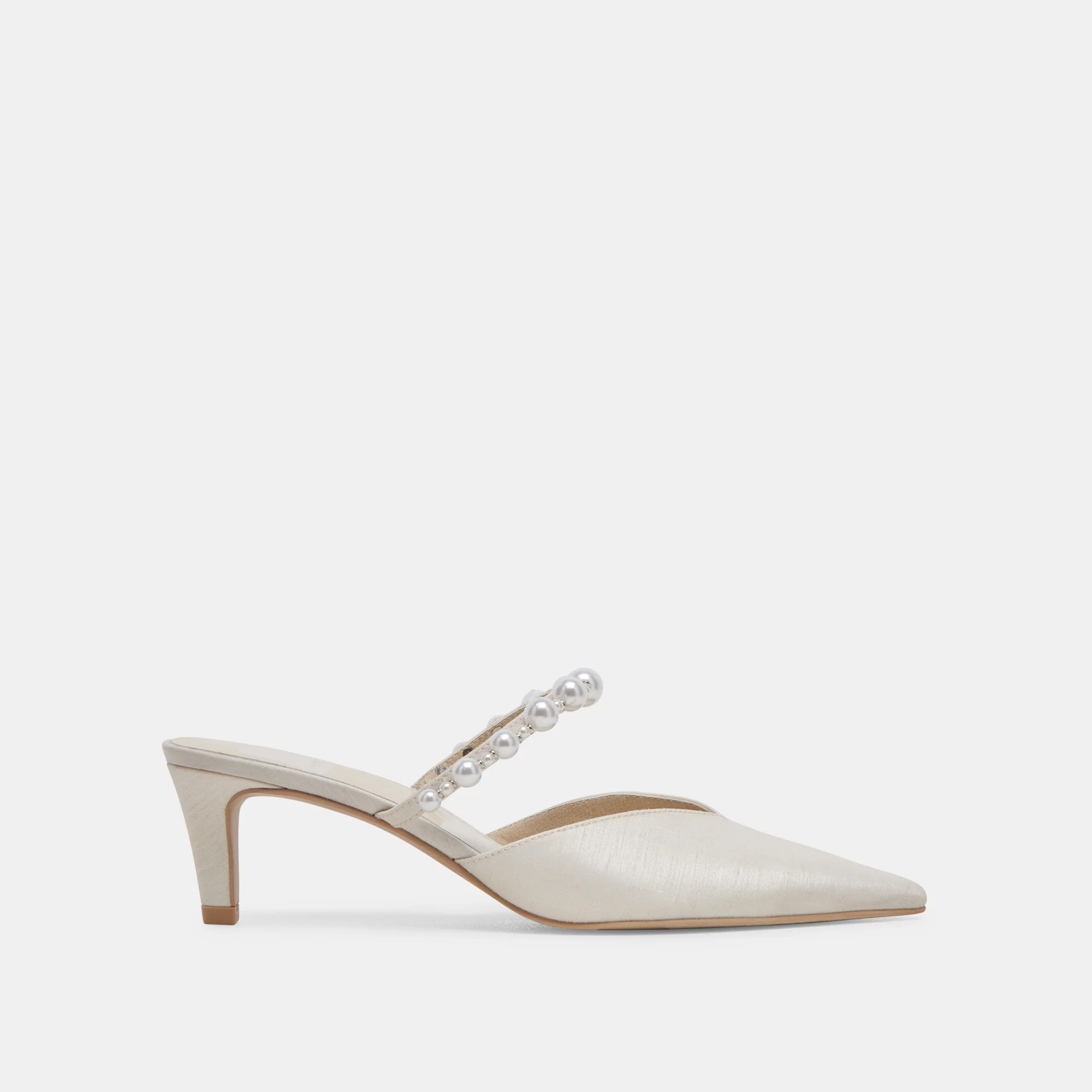 Kanika Pearl Mid Vanilla Pearl Heels | Dolce Vita | DolceVita.com