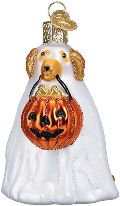 Old World Christmas Trick or Treat Pooch Glass Ornament Free Box 26088 | Amazon (US)