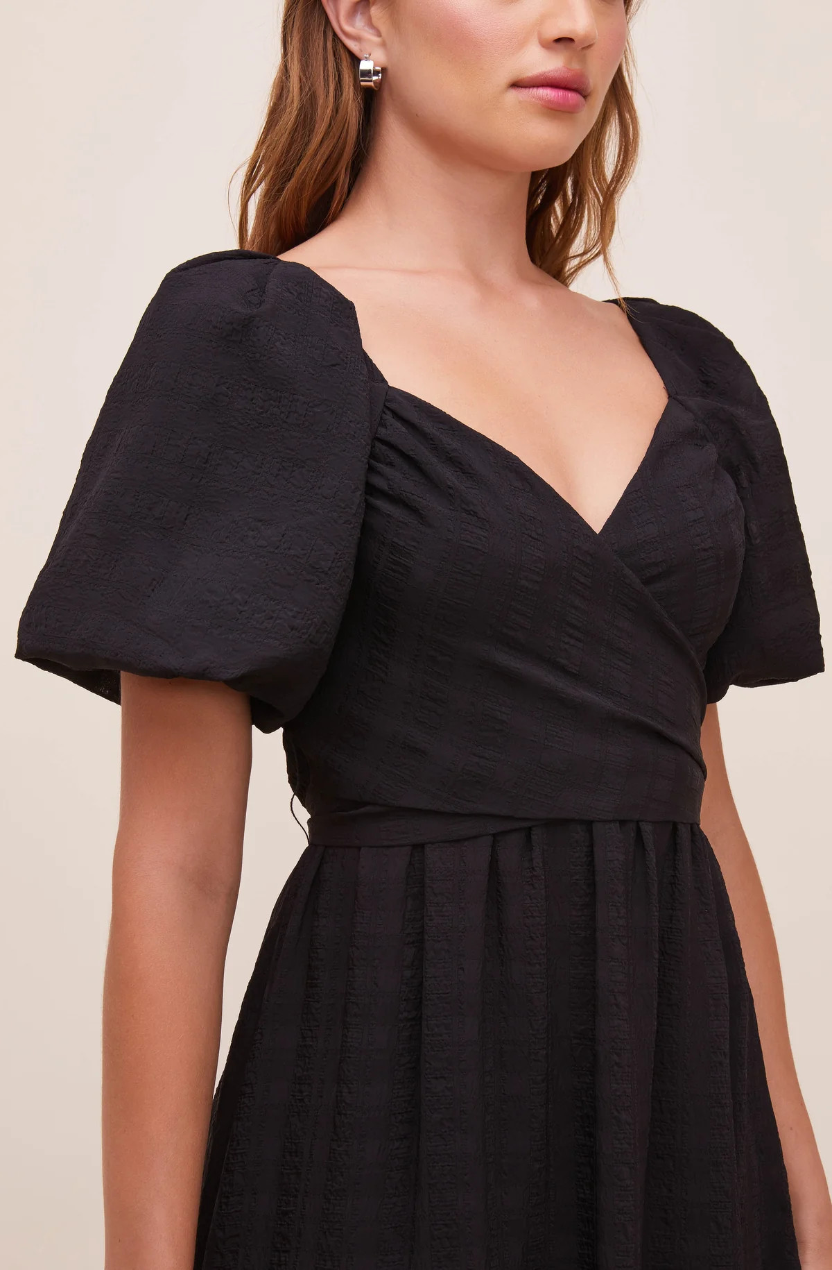 Sonnet Puff Sleeve Midi Dress | ASTR The Label (US)
