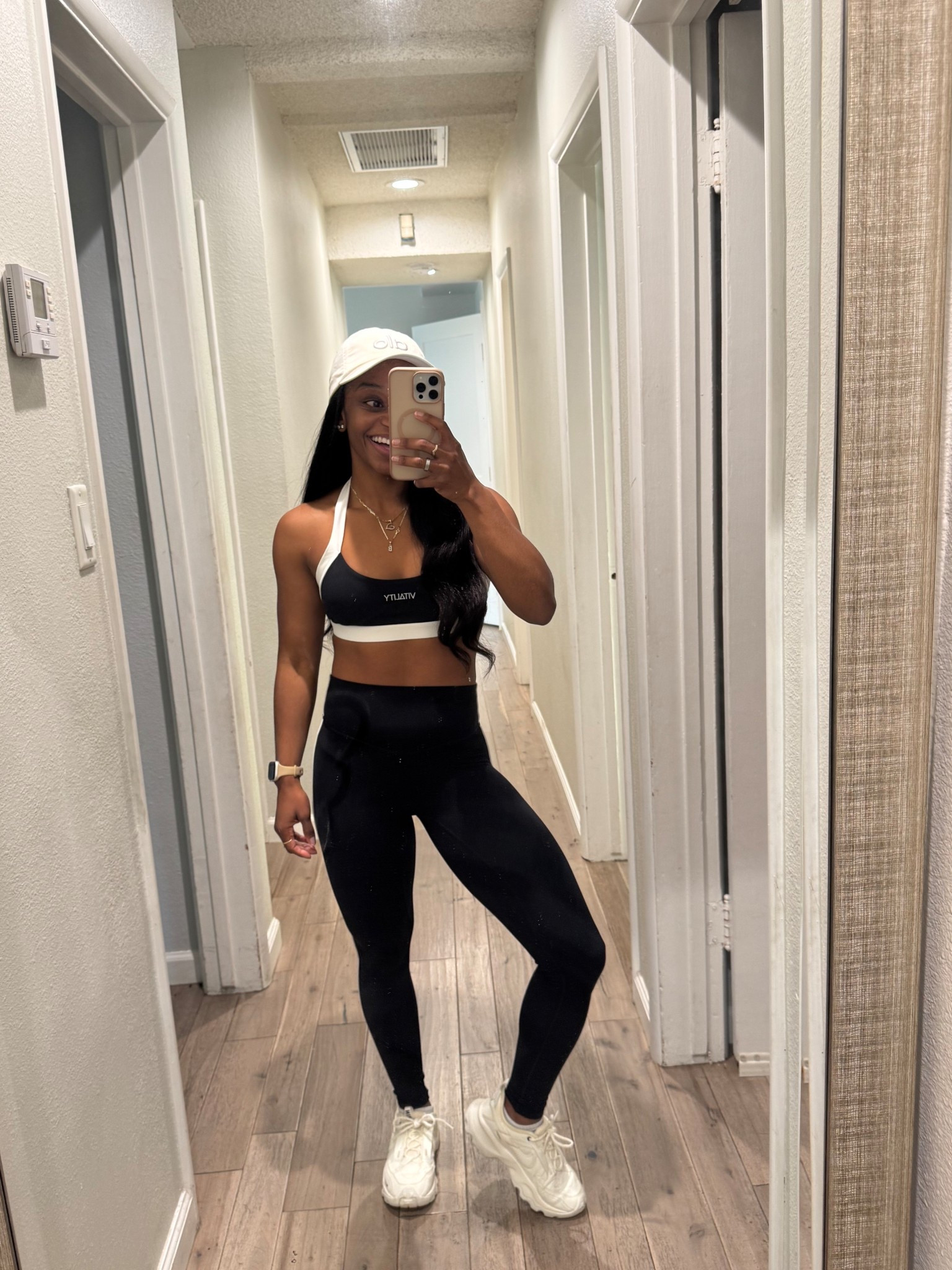 Monday workout fit 🦅🤍✨
@shopvitality 

#LTKfitnessgoals #LTKootd #LTKActive