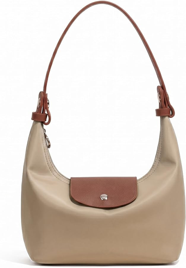 Convertible Crescent Dumpling Purse for women, Mini Nylon Crossbody Bag | Amazon (US)