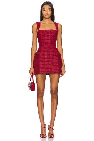 Amanda Uprichard Bethany Skort Romper in Durham Tweed from Revolve.com | Revolve Clothing (Global)