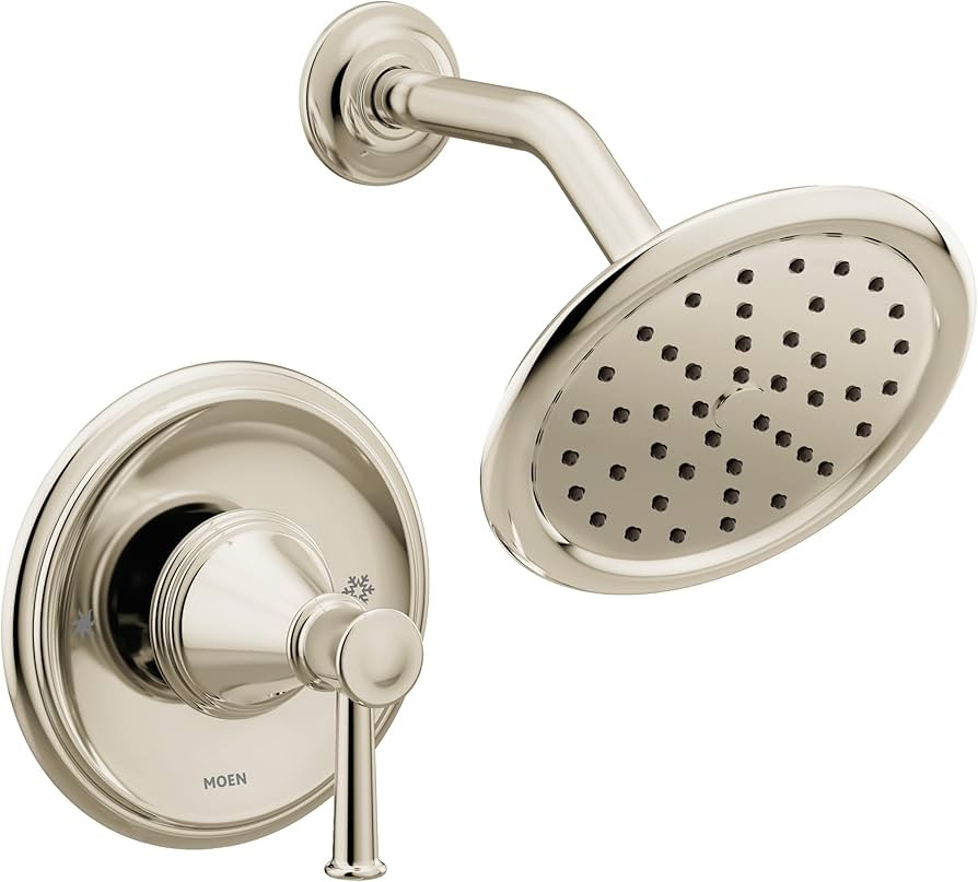 Moen T2312NL Belfield Posi-Temp Shower Trim Kit, Valve Required, Polished Nickel | Amazon (US)