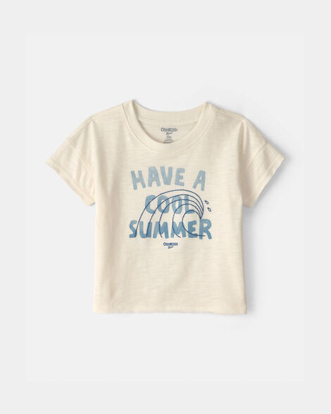 Baby Boy 'Have A Cool Summer' Wave Top - Ivory - OshKosh B'gosh | Carter's | Carter's Inc