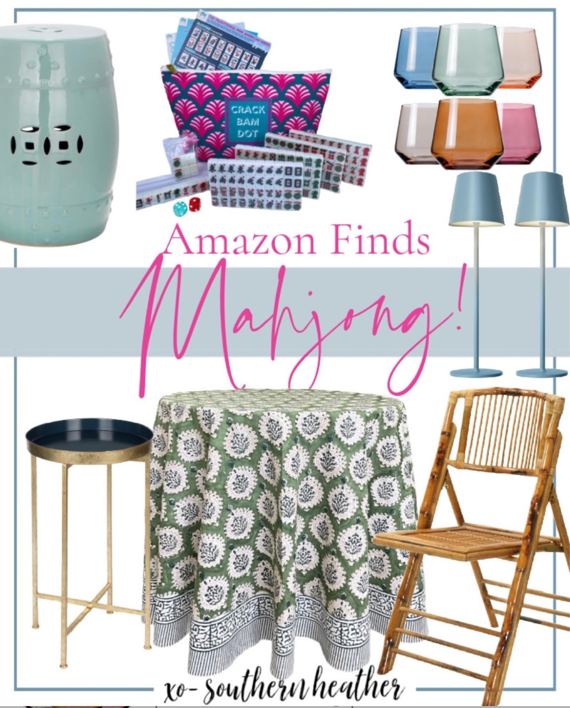 Amazon mahjong finds! 💞💙💫