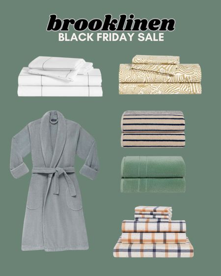 Brooklinen Black Friday sale!!! We love our brooklinen sheets & towels!! And I love my robe! 

#LTKsalealert #LTKCyberWeek #LTKhome