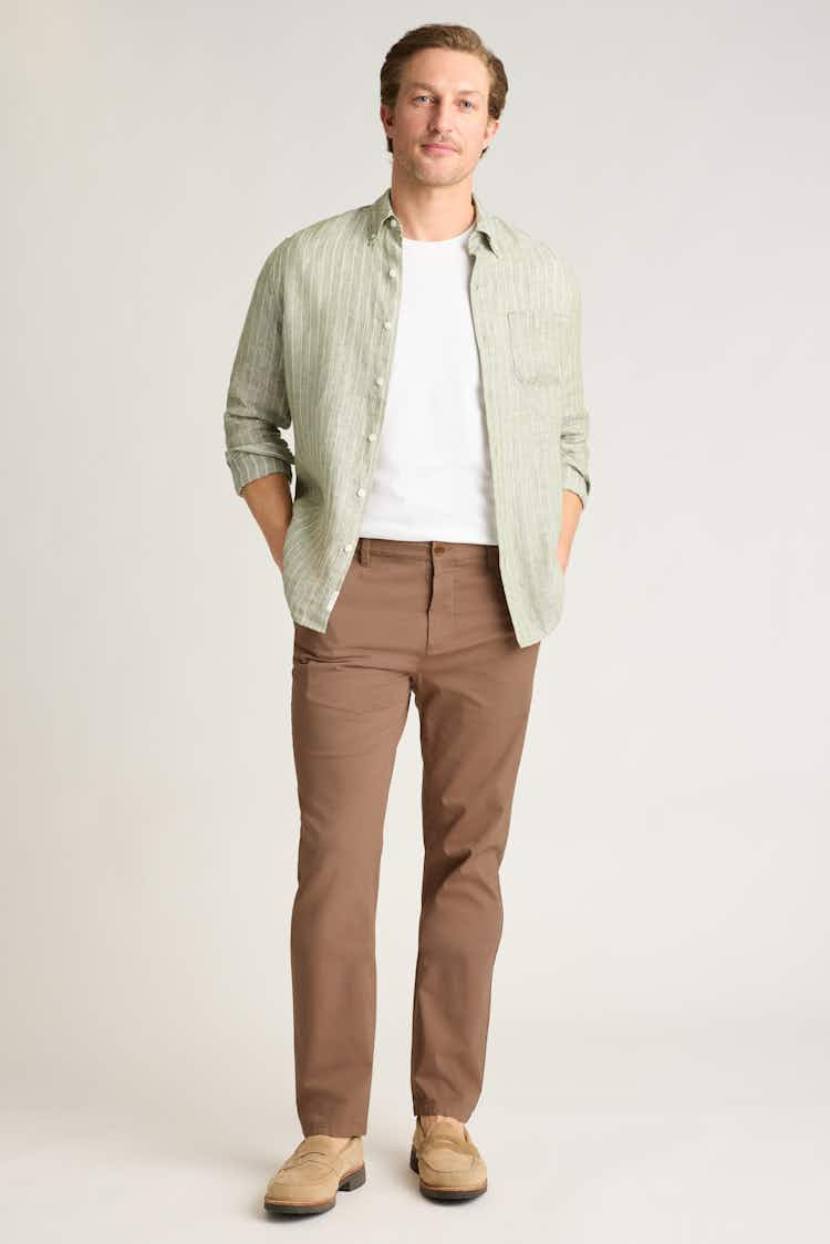 Lightweight Chino Tailored for Men by Bonobos - Silt Green - 3132 | Bonobos (US)