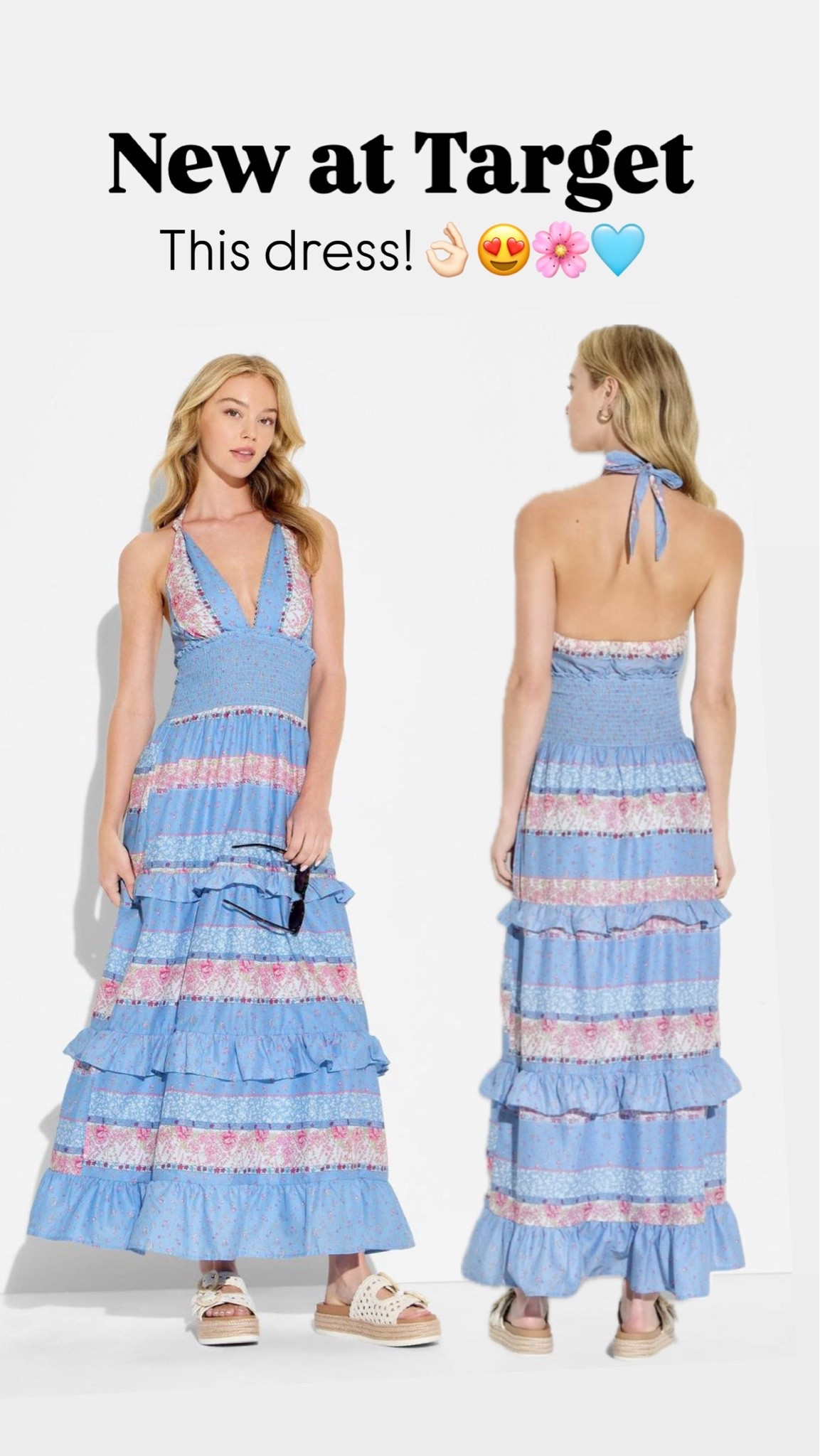 The dress of my dreams! So many gorgeous details! Reminds me of Anthropologie or Free People! 🩵🌸

#LTKootd #LTKgrwm #LTKOver40